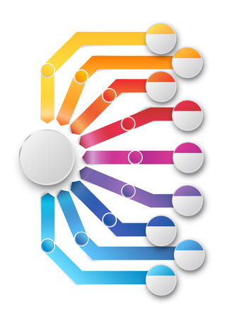 Arrows Infographic Templateのイラスト素材