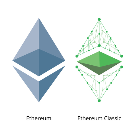 Ethereum Logo Setのイラスト素材