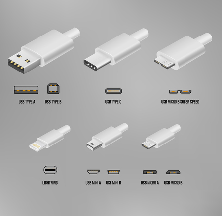 USB all typeのイラスト素材