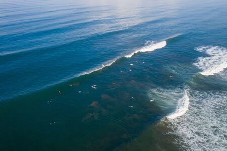 Ocean waves beach