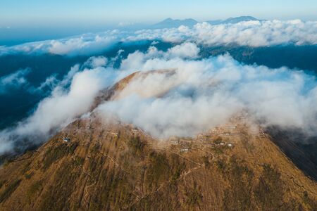 Morning Batur Aerial