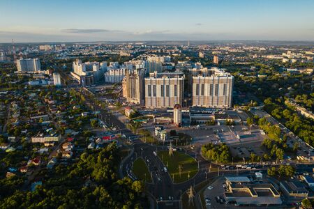 Aerial city view
