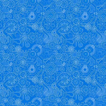Clockworks gear backgroundのイラスト素材