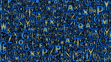 Letters vector backgroundのイラスト素材