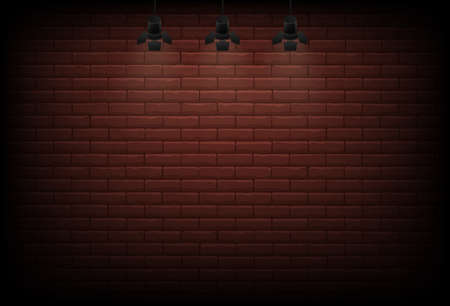 Stage brick wallのイラスト素材