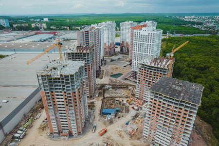 House building siteの写真素材