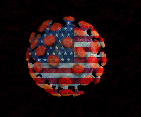 COVID virus 3dの写真素材