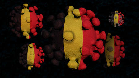 COVID in countryの写真素材