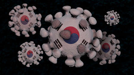 COVID in countryの写真素材