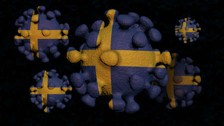 COVID in countryの写真素材