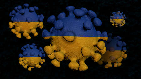 COVID in countryの写真素材