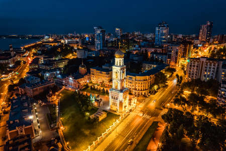 Aerial city viewの写真素材