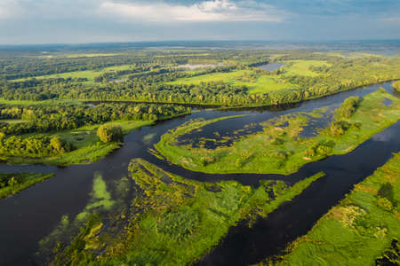 Fishing island aerial