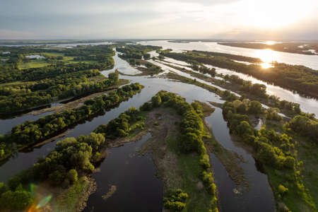 Fishing island aerial