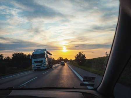 European roadの写真素材