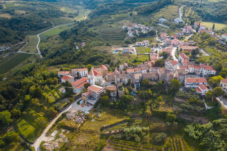 European village morningの写真素材