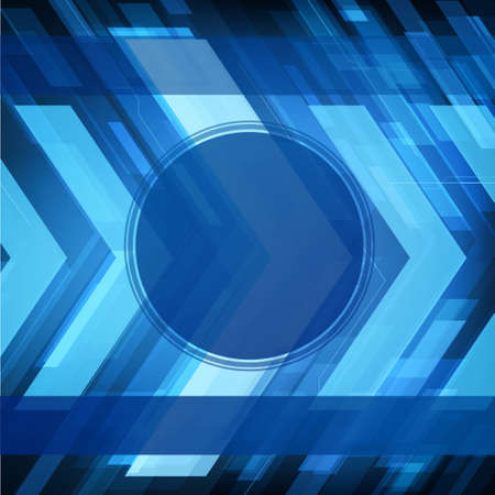 Tech modern templateのイラスト素材