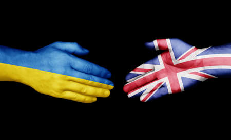 Country handshaking conceptの写真素材