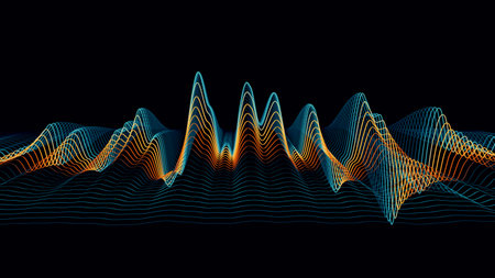 Wave equalizer wave 3d design