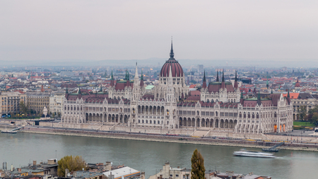Building of Parliament, Budapest, Hungaryのeditorial素材