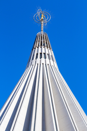 10/24/2014 - Syracuse, Italy. Roof of the church of Madonna della Lacrimeのeditorial素材