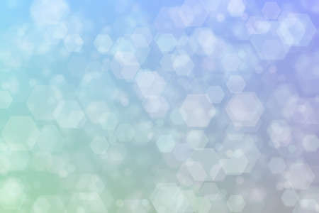 gray abstract defocused background with hexagon shape bokeh spots