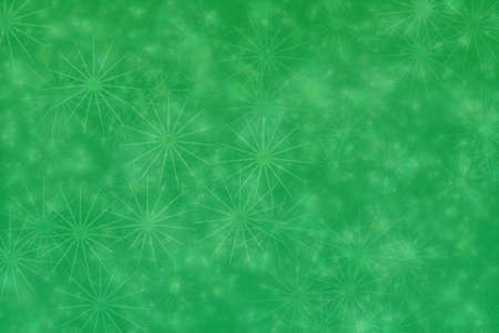 green abstract defocused background with star shape bokeh spotsの写真素材