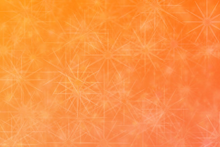 tomato abstract defocused background with star shape bokeh spotsの写真素材