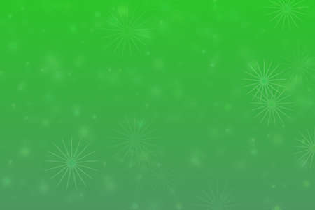 green abstract defocused background with star shape bokeh spotsの写真素材