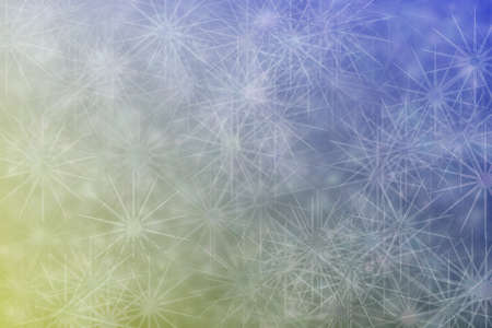 Colorful background with star shaped bokeh spots. Abstractionの写真素材