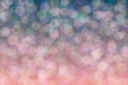 dark blue and pink abstract defocused background with circle shape bokeh spots
