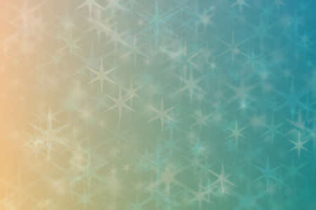 Beautiful natural calm abstract background with {color} gradient colors and star shaped bokeh.の写真素材