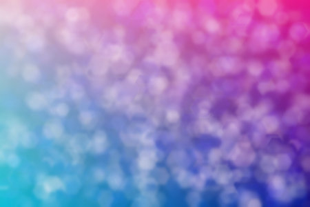 pink and dark blue abstract defocused background, hexagon shape bokeh pattern.