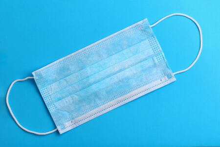 Medical mask. Background on the epidemic and pandemic, viral infections,seasonal colds, surgeries and treatments.の写真素材