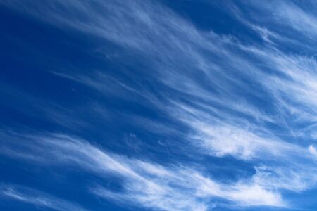Beautiful sky in windy weather, symbolic creative backgroundの写真素材