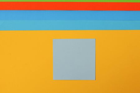 Sticker with place for text on a bright and colorful background, blank for design with copy space