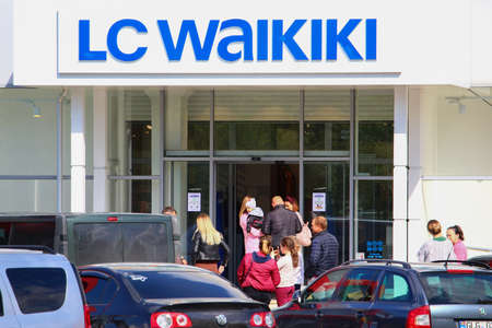 May 6, 2020 Beltsy Moldova reopened Waikiki clothing store, editorial use only