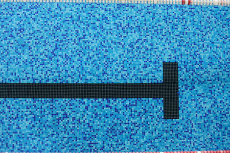 Classic sports pool track, top view. Abstract background.