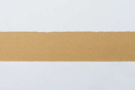 The torn paper forms an abstract background with copy space.の写真素材