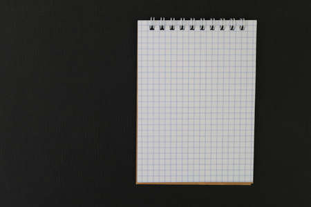 Notepad with copy space for the inscription. Blank for the text. Mockup for design