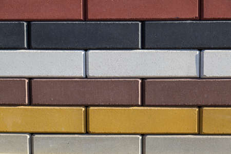 Bricks at the wholesale base of a building store. Backgroundの写真素材