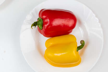 Bell pepper. Raw ingredients for home cooking. Selective focus