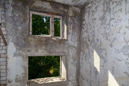 A destroyed and abandoned military town during the Cold War. Creepy place, post-apocalyptic...