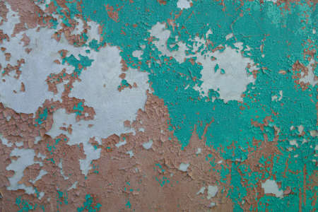 Rough surface of an old destroyed grunge wall. Textured background. Blank for design. Underlay or...