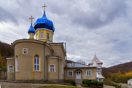 Convent. A public place for pilgrimage, a landmark of the country. Illustrative editorial. October...