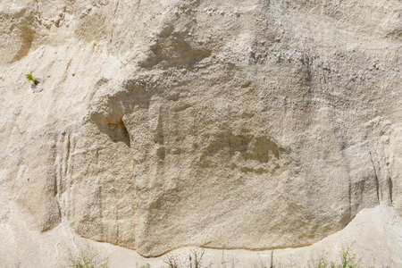 Natural limestone. Background for blank or graphic resource for design. Rough textured surface.の写真素材