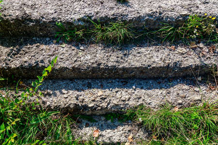 Stair steps as a symbol. Background with copy space for text or inscriptions.の写真素材