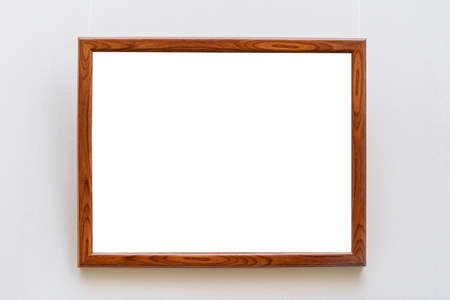 Frame for photo or picture with white isolated copy space