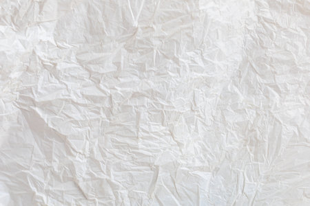 Texture crumpled background of plastic packaging bag. Backdrop or blankの写真素材