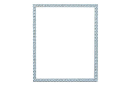 Frame for photo or picture with copy space on white isolated backgroundの写真素材